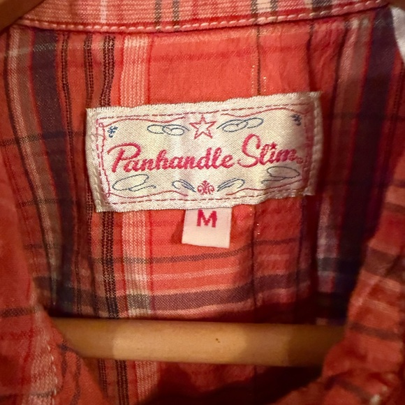 Women’s pink Panhandle pearl snap MED - Picture 2 of 5